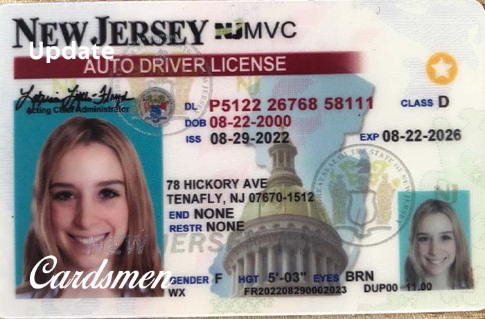 New Jersey Fake ID