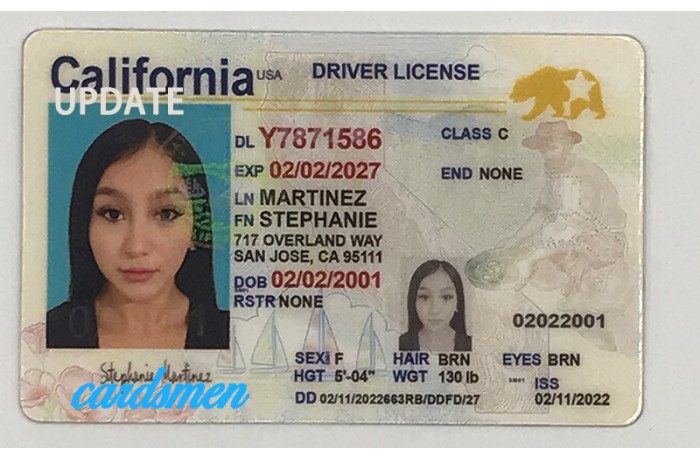 California IDs
