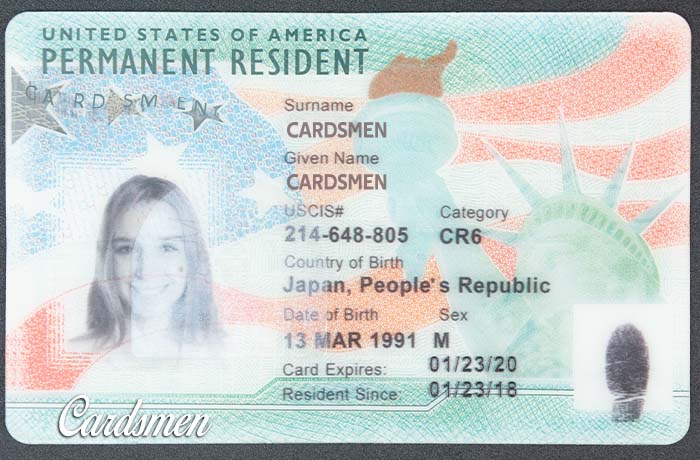 U.S.A Green Card