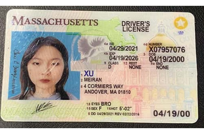 Massachusetts Fake ID