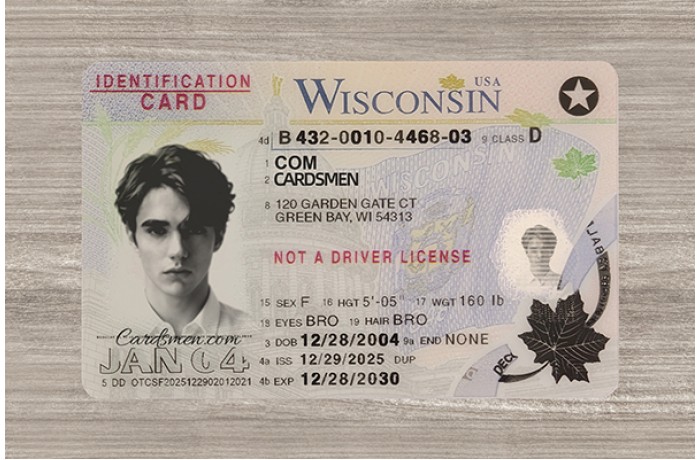 Wisconsin ID (2026 Version)